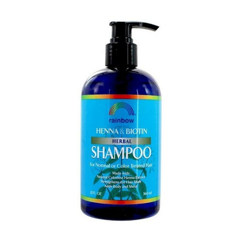 Rainbow Research, Herbal Henna And Biotin Shampoo, 12 Oz Rainbow Research