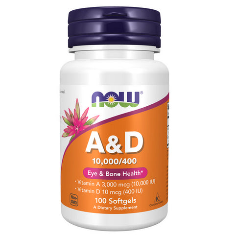 Now Foods, Vitamin A & D, 10000/400, 100 Sgels Now Foods
