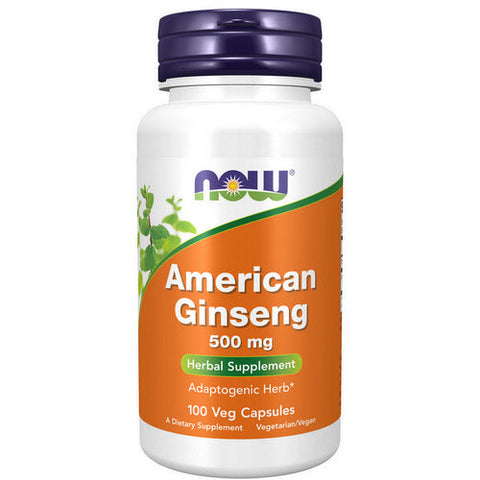 Now Foods, American Ginseng, 500 mg, 100 Caps Now Foods