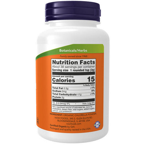 Now Foods, Chlorella Powder, 4 OZ Now Foods