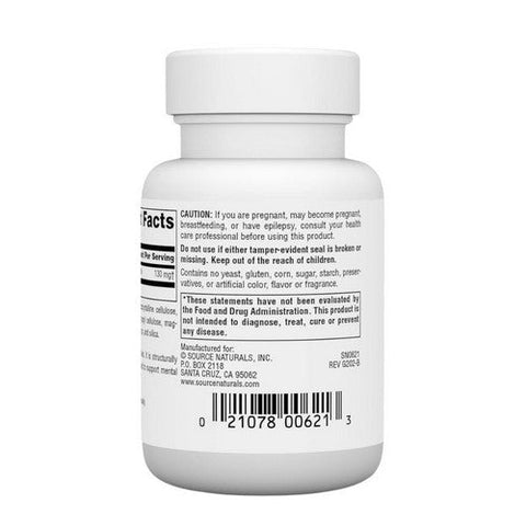 Source Naturals, Dmae Dimethylaminoethanol Bitartrate, 351 Mg, 50 Tabs Source Naturals