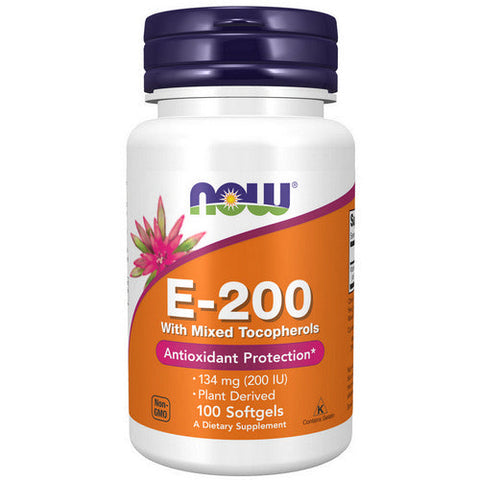 Now Foods, E-200 MT, 100 Sgels Now Foods