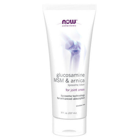 Now Foods, Glucosamine M.S.M and  Arnica Liposome Lotion, 8 OZ Now Foods