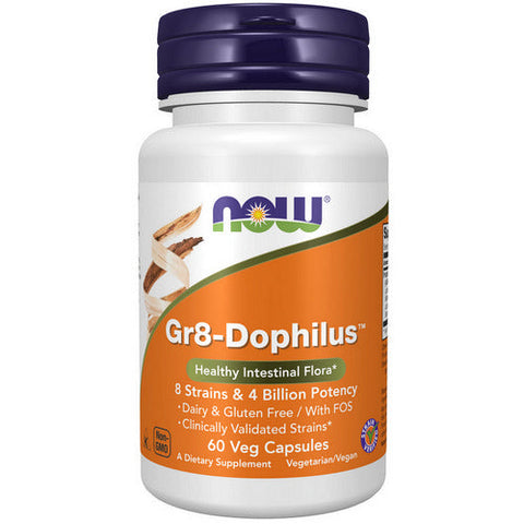 Now Foods, Gr8-Dophilus, ENTERIC COATED, 60 Veg Caps Now Foods