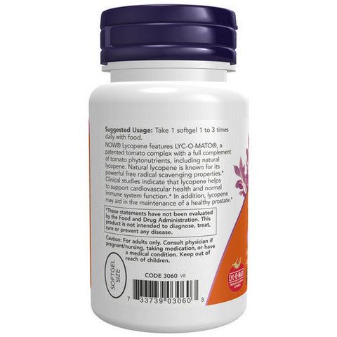 Now Foods, Lycopene, 10 Mg, 60 Softgels Now Foods