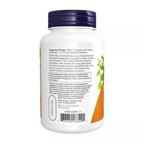 Now Foods, Mens Virility Power, 120 Caps Now Foods