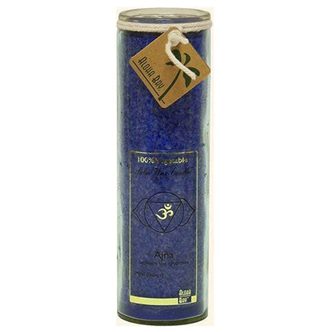 Aloha Bay, Candle Chakra Jar, Unscented Indigo,17 OZ Aloha Bay