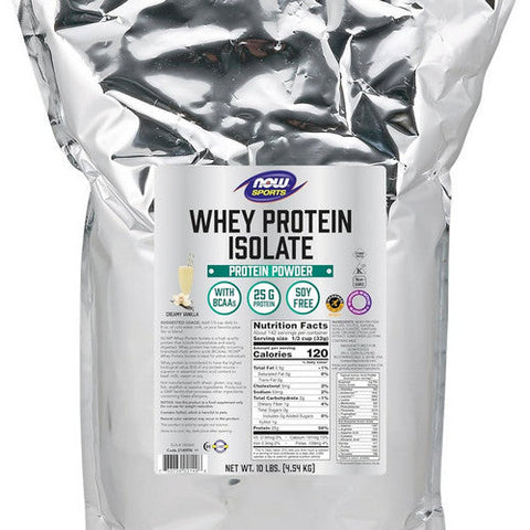 Now Foods, Whey Protein Isolate, Vanilla, 10lb Now Foods