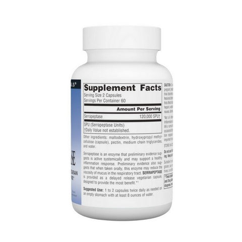 Source Naturals, Serrapeptase, 500 mg, 120 Caps