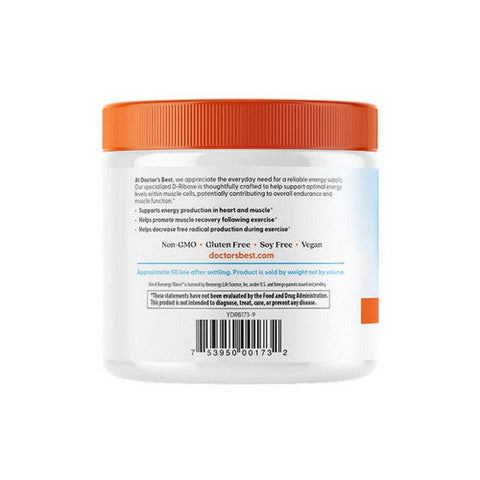 Doctors Best, Pure D-Ribose Powder With BioEnergy Ribose, 8.8 Oz Doctors Best