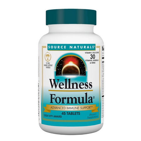 Source Naturals, Wellness Formula Tablets Bio-Aligned, 45 Tabs Source Naturals