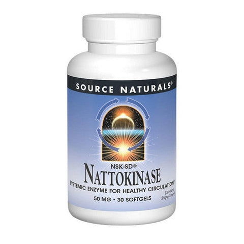 Source Naturals, Nattokinase, 50 mg, 30 Softgels Source Naturals