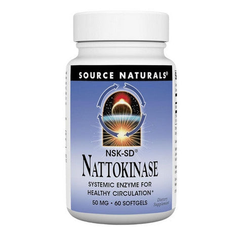 Source Naturals, Nattokinase, 50 mg, 60 Softgels Source Naturals