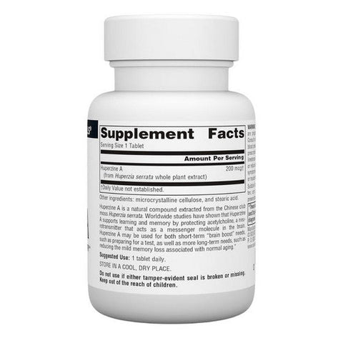 Source Naturals, Huperzine A, 120 Tabs Source Naturals