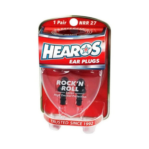 Hearos, Earplugs Rock 'N Roll Series With Free Case, 2 Pieces Hearos