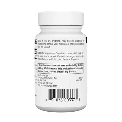 Source Naturals, Acetyl L-Carnitine, 250 mg, 120 Tabs Source Naturals