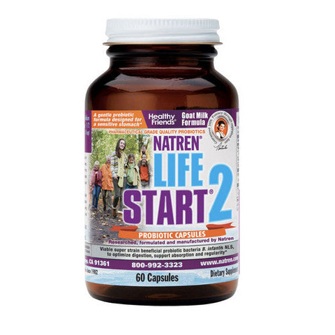 Natren, Life Start 2  Goat Milk Formula, 60 Caps Natren