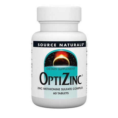 Source Naturals, OptiZinc, 30 Mg, 60 Tabs Source Naturals