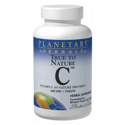 Planetary Herbals, True to Nature C, 500mg, 120 tabs Planetary Herbals