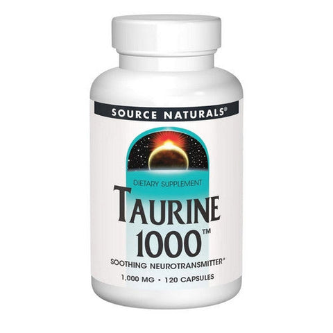 Source Naturals, Taurine, 1000 mg, 120 caps Source Naturals