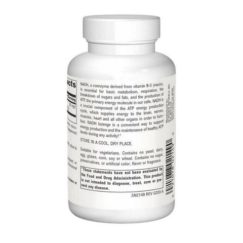 Source Naturals, NADH Sublingual, 20 Mg, 20 Tabs Source Naturals