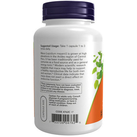 Now Foods, Maca, 500 mg, 250 Caps Now Foods