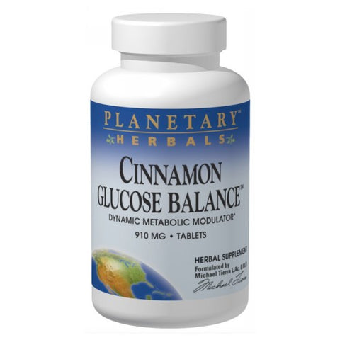 Planetary Herbals, Cinnamon Glucose Balance, 910 Mg, 45 tabs Planetary Herbals
