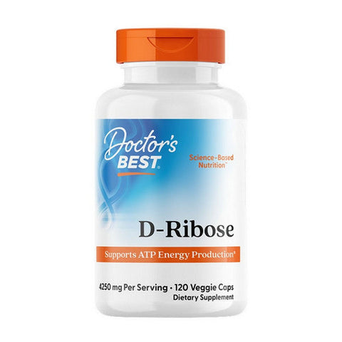 Doctors Best, D-Ribose With BioEnergy Ribose, 4250 Mg, 120 Veggie Caps Doctors Best