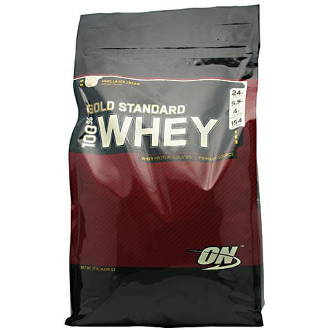 Optimum Nutrition, Gold Standard 100% Whey Protein Powder, Vanilla  10.35 lb Optimum Nutrition