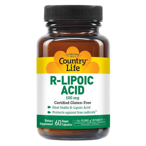 Country Life, R-Lipoic Acid, 60 Caps Country Life