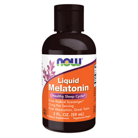 Now Foods, Liquid Melatonin, 3 mg, 2 Oz Now Foods