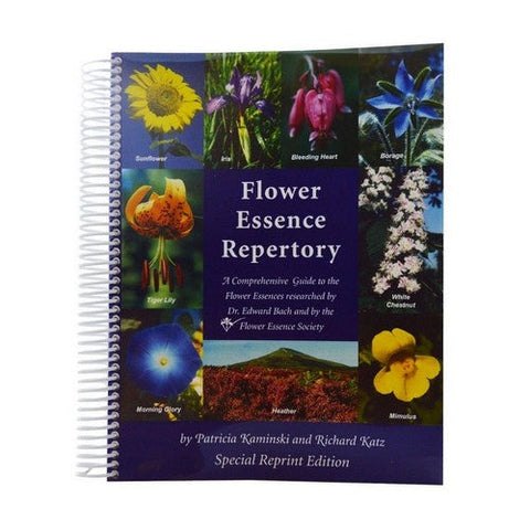 Flower Essence Services, Flower Essence Repertory Book, Comb Bound Book Flower Essence Services
