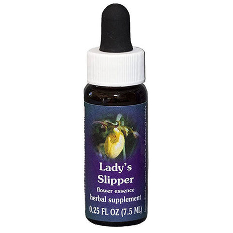 Flower Essence Services, Ladys Slipper (Yellow) Dropper, 0.25 oz Flower Essence Services
