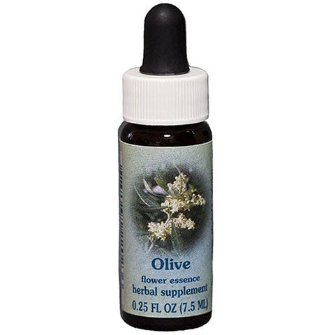 Flower Essence Services, Olive Dropper, 0.25 oz Flower Essence Services