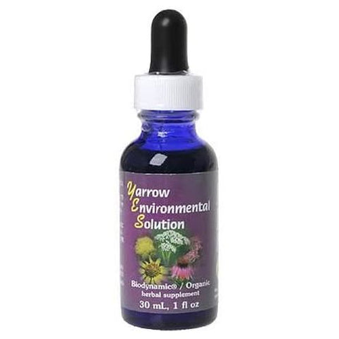 Flower Essence Services, Yarrow Environmental Solution Dropper, 1 Oz Flower Essence Services