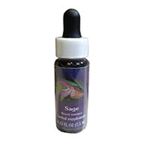 Flower Essence Services, Sage Dropper, 0.25 oz Flower Essence Services