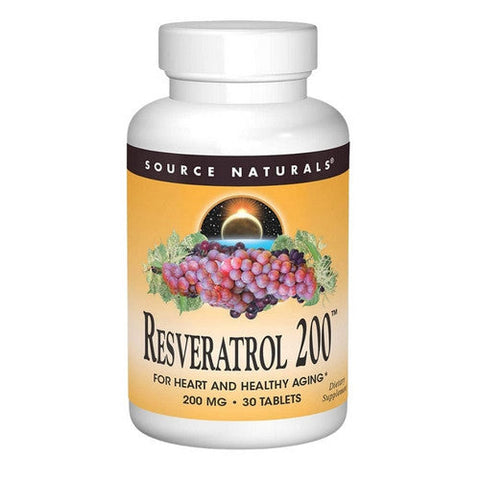 Source Naturals, Resveratrol, 200 mg, 30 Tabs Source Naturals