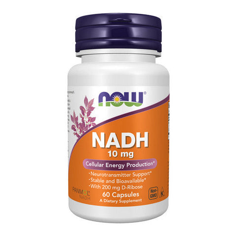 Now Foods, NADH with Ribose, 10 mg, 60 Vcaps Now Foods