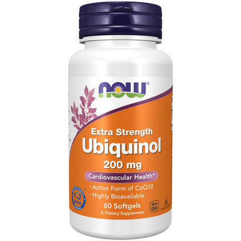 Now Foods, Ubiquinol Extra Strength, 200 mg, 60 Softgels Now Foods