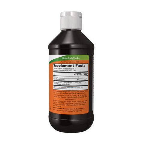Now Foods, Elderberry Liquid, 8 oz Now Foods