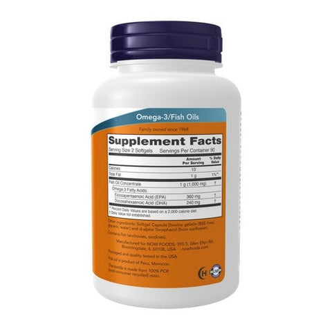 Now Foods, Omega-3 Mini Gels, 180 softgels