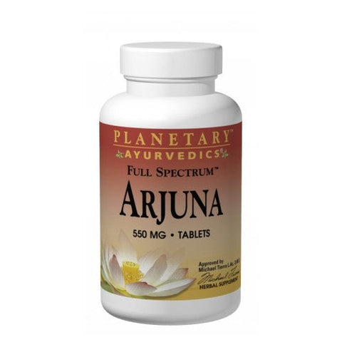 Planetary Ayurvedics, Arjuna Full Spectrum, 550 mg, 60 tabs Planetary Ayurvedics