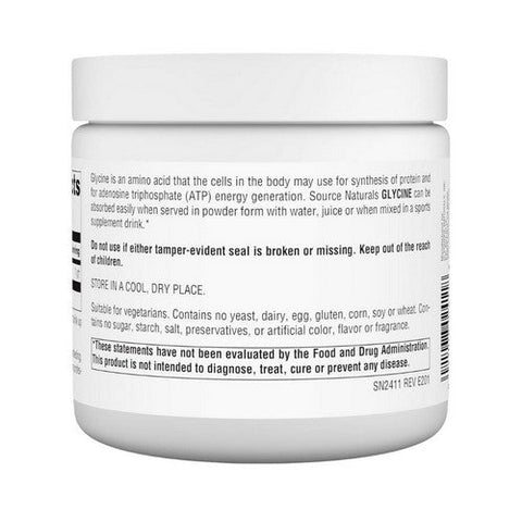 Source Naturals, Glycine Powder, 226.8 GM, 8 oz Source Naturals