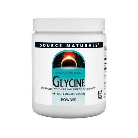 Source Naturals, Glycine Powder, 453.6 GM, 16 oz Source Naturals