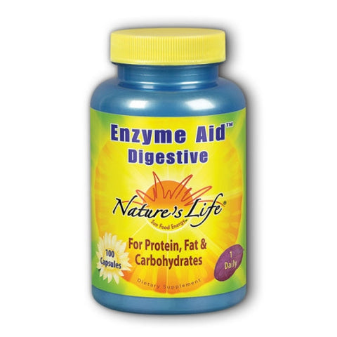 Nature's Life, Enzyme Aid Digestive, 100 caps Nature's Life