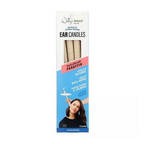 Wallys Natural Products, Ear Company Body Mind Spirit Therapy Candle Plain, 12 pack Wallys Natural Products