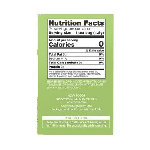 Now Foods, Green Tranquility Tea, 24 bags Now Foods