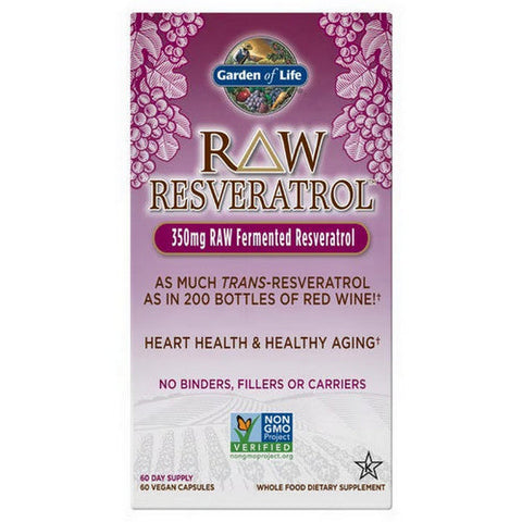 Garden of Life, RAW Resveratrol, 60 vcaps Garden of Life