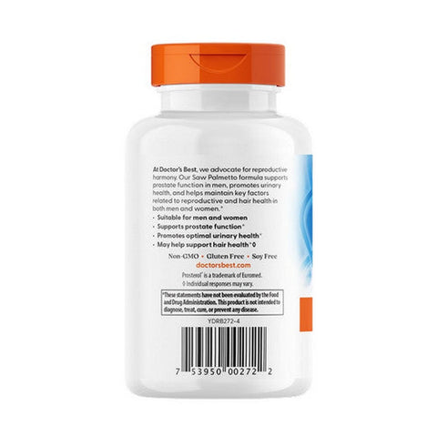 Doctors Best, Saw Palmetto Standardized Extract, 320 mg, 180 SoftGels Doctors Best