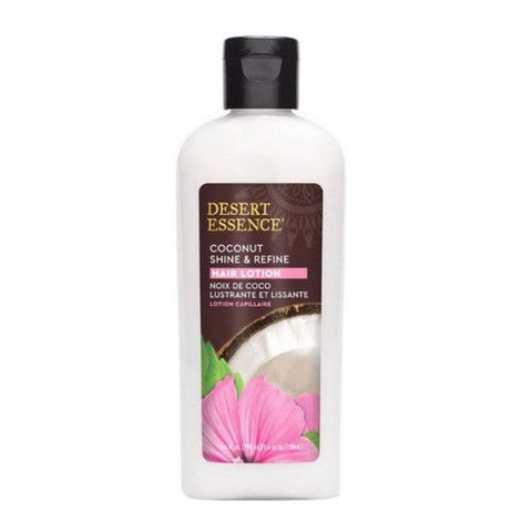 Desert Essence, Coconut Shine & Refine Hair Lotion, 6.4 OZ Desert Essence
